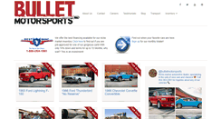 Desktop Screenshot of bulletmotorsports.com